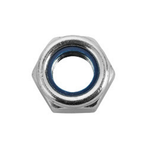 Ferro Zinc Insert Lock Nut DIN985 details